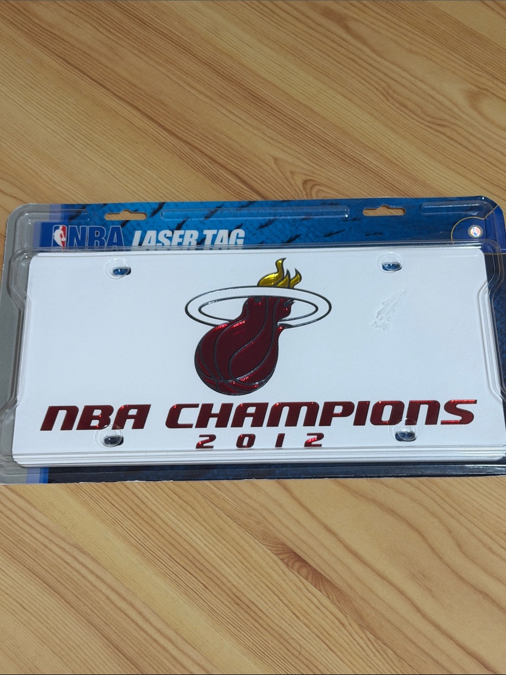 Vintage NBA miami car license tag2014 NBA championship